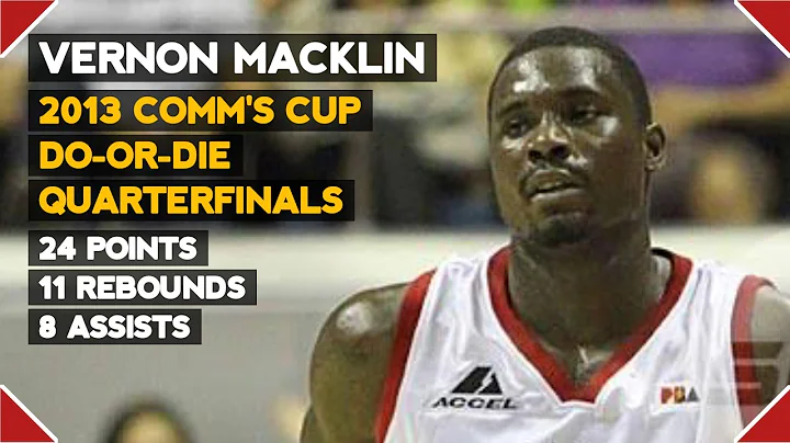 Vernon Macklin 24 Pts/11 Rebs/8 Asts vs Rain or Sh...