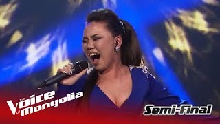 Bolormaa - &quot;Girl on fire&quot; | Semi-Final | The Voice of Mongolia 2018