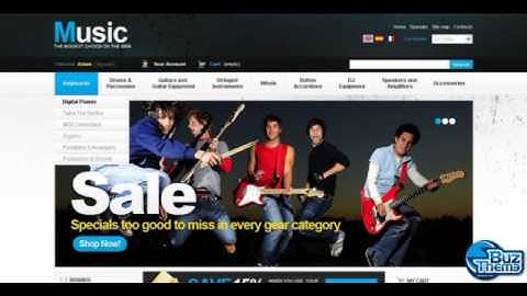 Download Music center PrestaShop Theme by  Mercury TM PrestaShop Themes