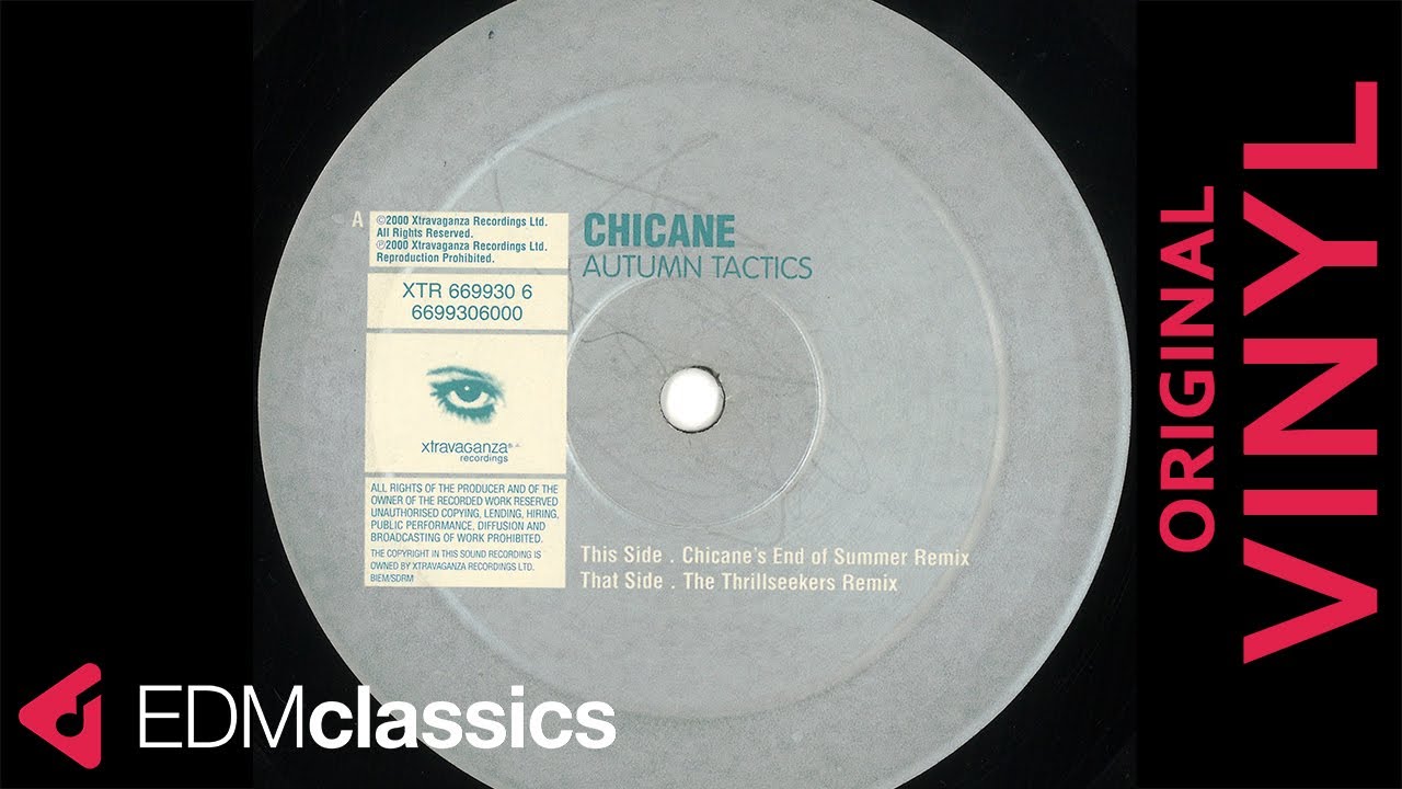 洋楽レコード　CHICANE Autumn Tactics WRRC Chicane - Autumn Tactics (The Thrillseekers Remix) (2000) - VINYL