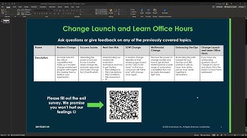 SOW   Modern Change Launch and Learn Session 7 Office Hours