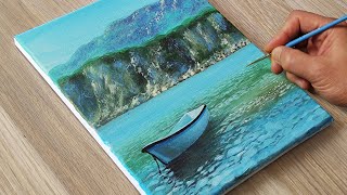 Seascape Painting #2 / Acrylic Painting / STEP by STEP