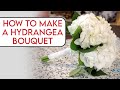 How to make a Hydrangea Bouquet Floristry Tutorial