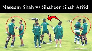 Shaheen Shah Afridi fun with team in practice session | Naseem vs Shaheen Sixes Challenge