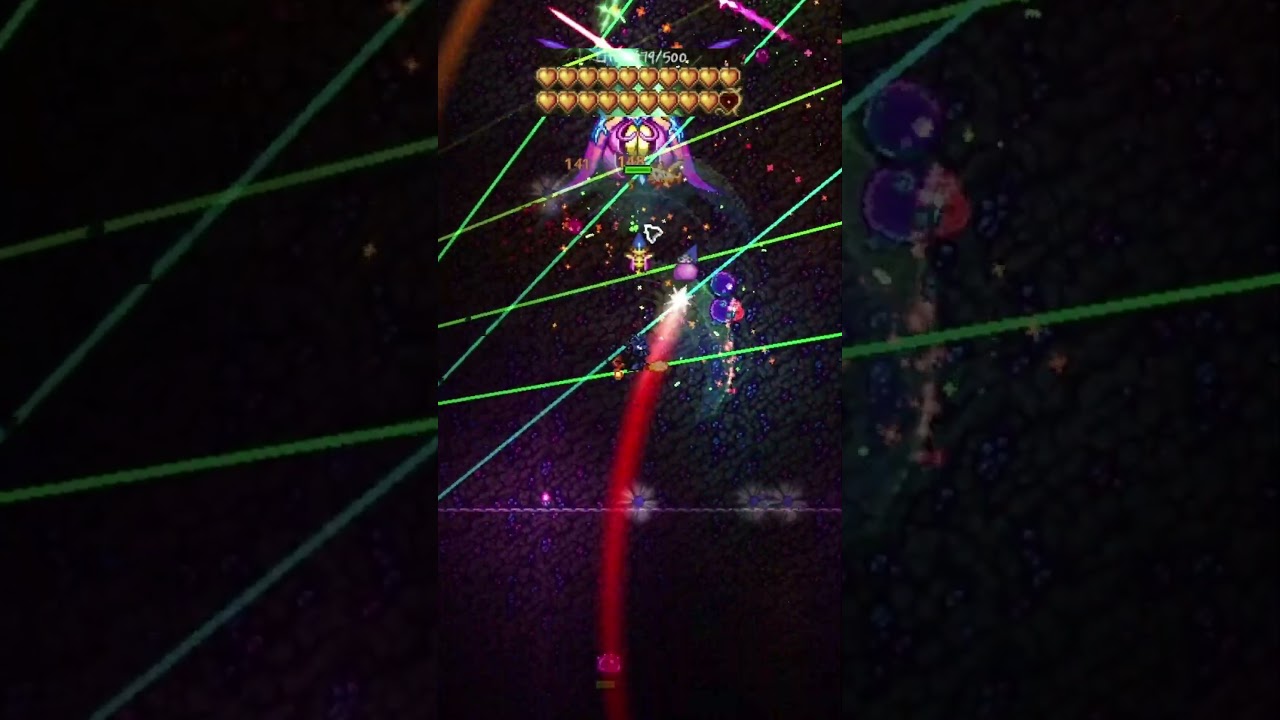 I accidentally spawned in the Empress of Light during my Queen Slime fight on LEGENDARY getfixedboi