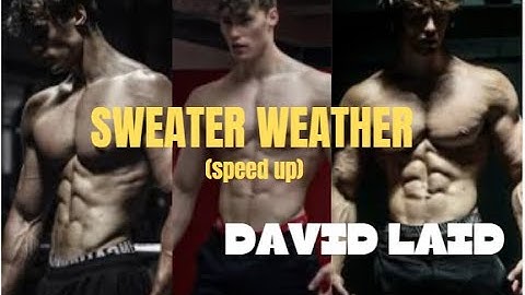 DAVID LAID//SWEATER WEATHER (speed up) - motivation