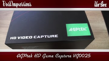 Capture your gameplay in HD with the AGPtek HD Video Game Capture (VG0025)