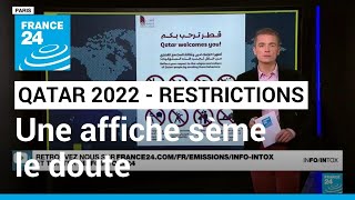 Restrictions pour le Mondial au Qatar : ne tombez pas dans le panneau ! • FRANCE 24