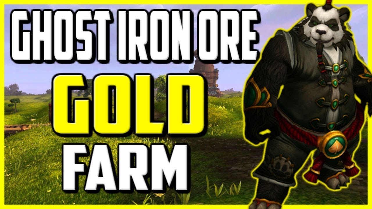 Ghost Iron Ore Gold Farm In WoW BFA 8.1