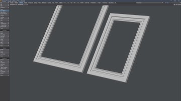 LightWave Model - Window Frame Lathe