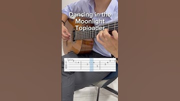 Thumbnail of Intro - Dancing in the Moonlight by Toploader #guitartutorial #guitarcover #beginner #guitartabs