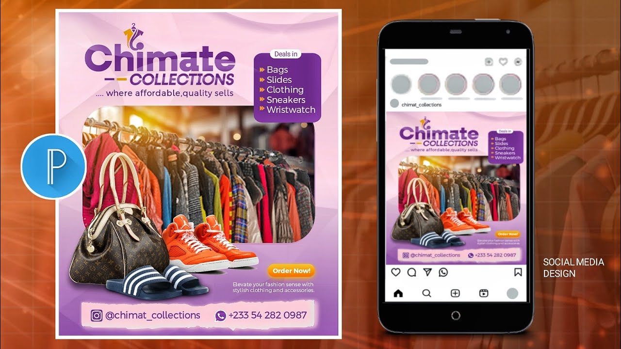 How to Design a Professional Flyer on Your Phone using Pixellab (Beginner Friendly)