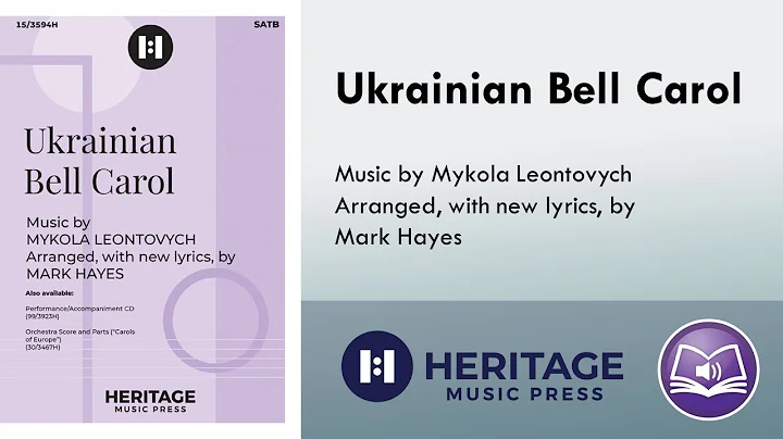 Ukrainian Bell Carol (SATB) - Mykola Leontovych, a...