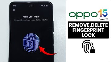 [ColorOS 15] How to Remove Finger Lock on Oppo - Delete Fingerprint