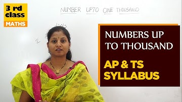 #Class 3 Mathematics | Numbers up to Thousand | Easy Maths in Telugu Explanation