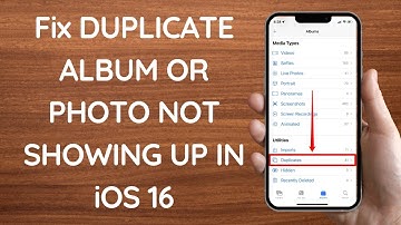 How To Fix Duplicate Album Or Photo Not showing up in iOS 16