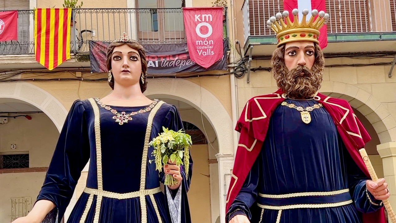 GEGANTS de Montblanc - Participació al Tomb dels 300
