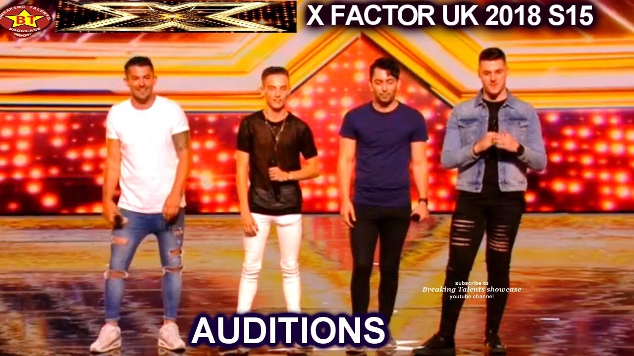 No Labels sings Original Song- Judges say No to their AUDITIONS week 1 X  Factor UK 2018