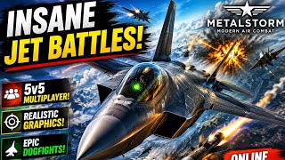 🔥 INSANE JET BATTLES! 😱 | Metalstorm Modern Air Combat Mobile Gameplay screenshot 1