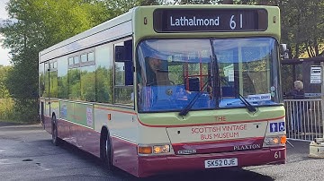 Preserved ex Lothian bus 61 Plaxton pointer 2 Dennis Dart (SK52 OJE)