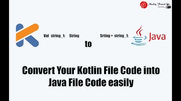 Convert or Decompile your Kotlin Files Code Into Java File Code using Android Studio Latest