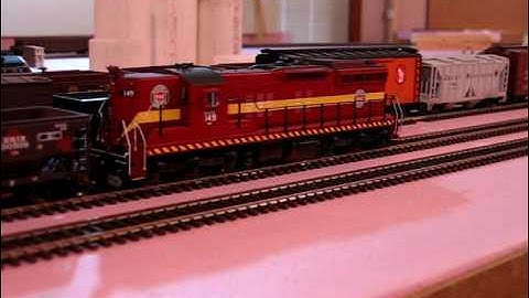 DM&IR Missabe SD9 with Tsunami 567 EMD Decoder using Manual Notching