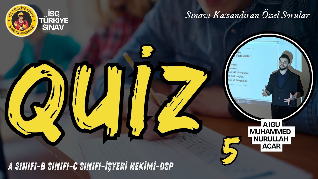 5. Quiz Soruları - 2025 İSG Aralık Sınavları