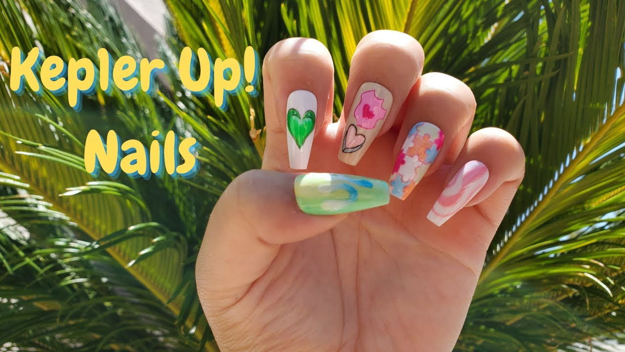 Inspired Nails - Full tutorial using Apres nail tips.
