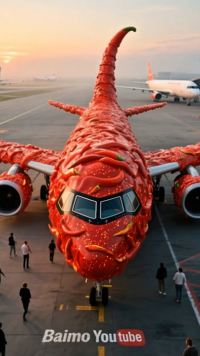 Hot Chili Pepper Airplane Design from the America #aeroplane #airplane #plane #usaaviation #usa