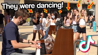 I played TIKTOK SONGS on piano in public (PART 2)