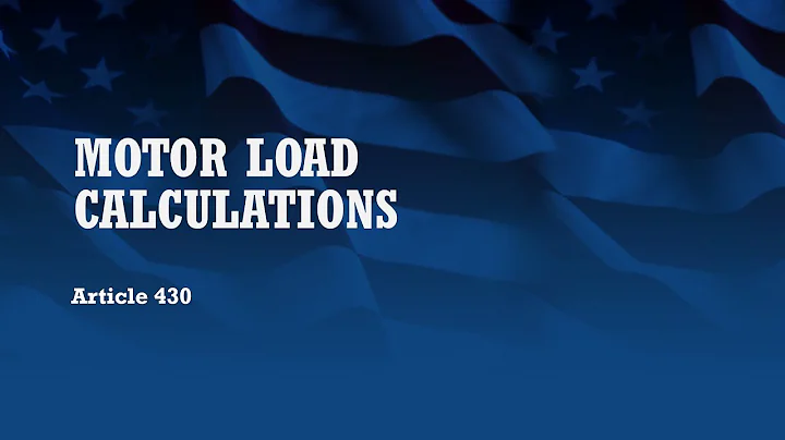 Motor Load Calculations