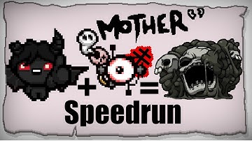 The Binding of Isaac Repentance: Mother Speedrun (in about 20 Minutes)