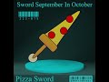 All My Sword September in October  2023 Swords #3dmodel #art #blender #gaming #magicitems #sword
