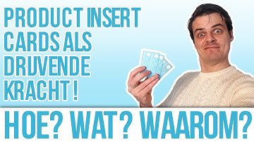 Hoe Product Insert Cards Implementeren Voor Amazon/Bol?
