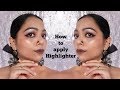 strobing tutorial // How to Apply Highlighter // Strobing techniques