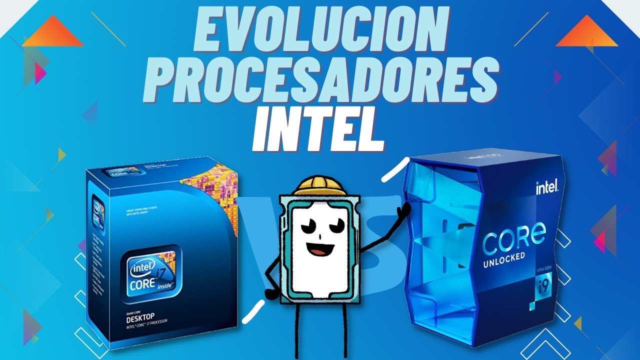 Evolución de procesadores Intel