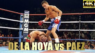 Oscar De La Hoya vs Jorge Paez | KNOCKOUT Highlights Boxing Fight | 4K Ultra HD