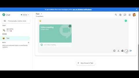 Google Chat intro rooms and threads