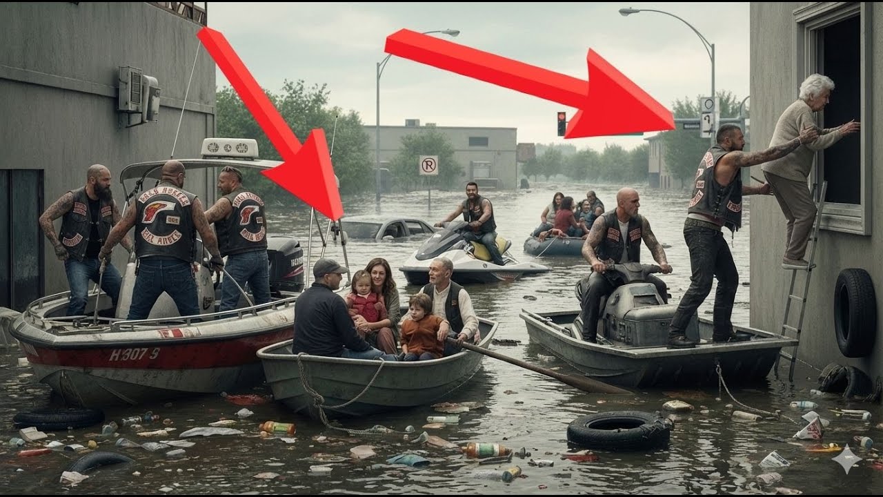 The City Was Underwater… Then the Hells Angels Rode In