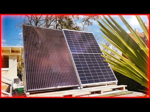 2. photovoltaic module build up & connect in series | balcony power plant | guerrilla power plant