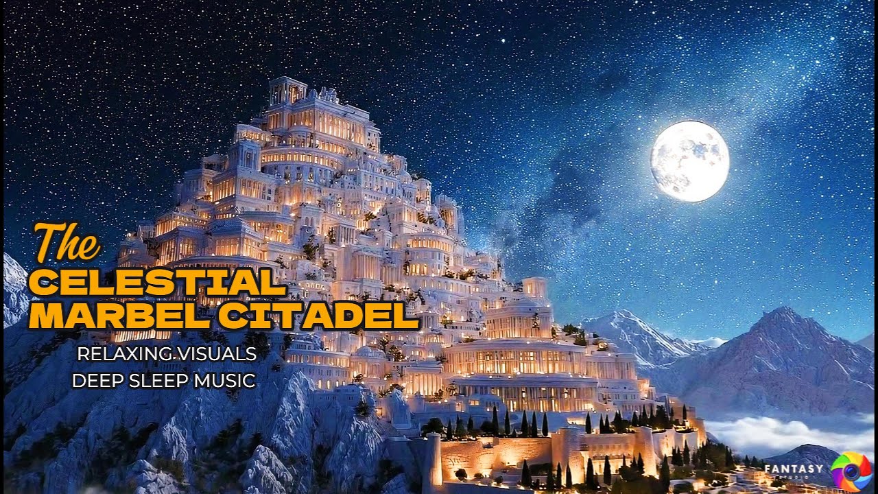 The celestial marble citadel | relaxing fantasy world & sleep music 🌙✨