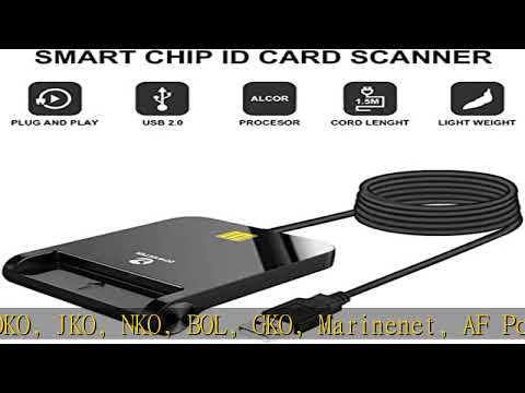 ZOWEETEK CAC Reader Military, CAC Card Reader Military, Smart Card Reader Military, Compatible with