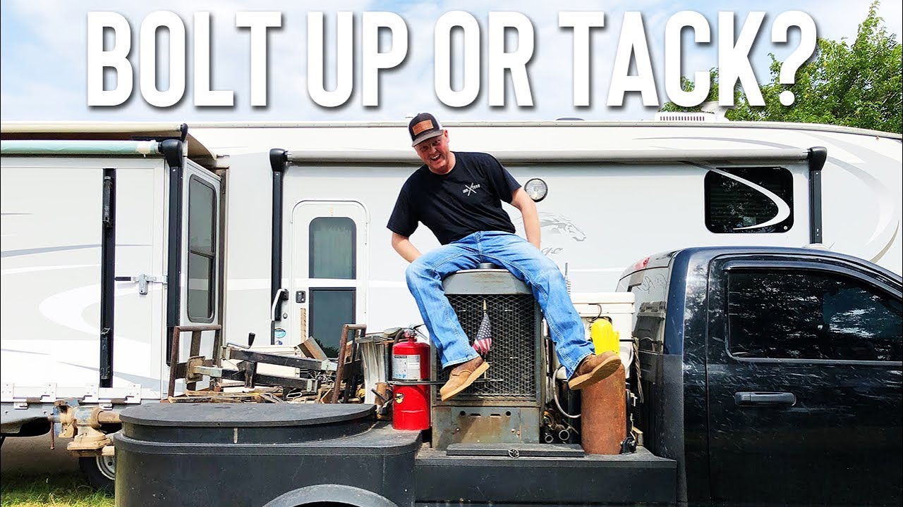 HOW TO MOUNT YOUR WELDER TO YOUR WELDING BED (EASY TO REMOVE / EASY TO