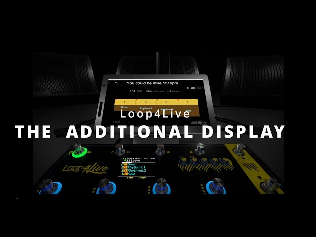 Loop4Live : display on a secondary screen