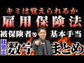 【社労士数字まとめ】数字ラッシュ!被保険者等、基本手当等に関する数字