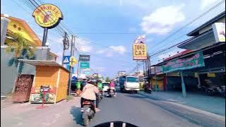 Jalan Jalan Sore Hari Naik Motor di Sepanjang Jalan Godean Jogja