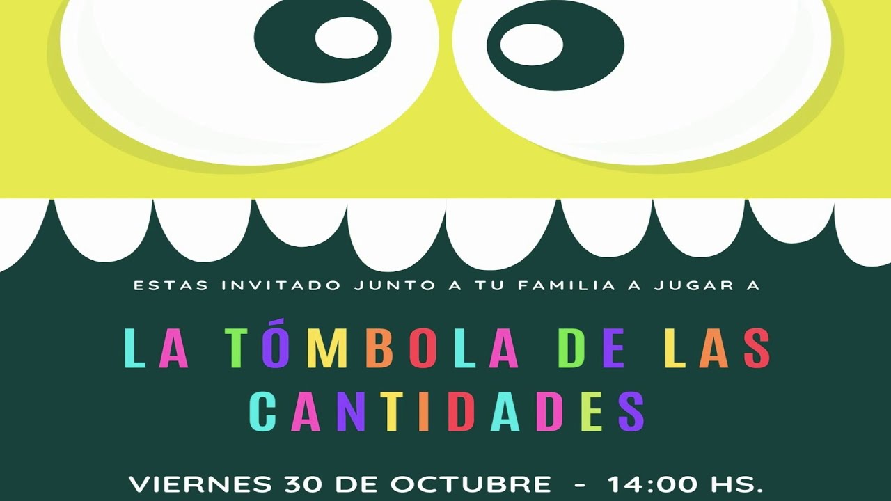 Me preparo para la "Tómbola de Cantidades" - Cómo armar mi cartón ...