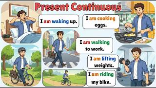 Speak English Now: 25 Present Continuous Sentences 🗣️🚀