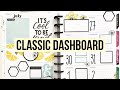 Plan With Me // My First Attempt at a Classic Dashboard Layout! // The Happy Planner