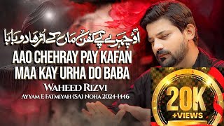 Ayyam E Fatima Noha 2024 | Aao Chehre Pe Kafan Maa Ke Urhado Baba | Noha Shahadat Bibi Fatima Zahra